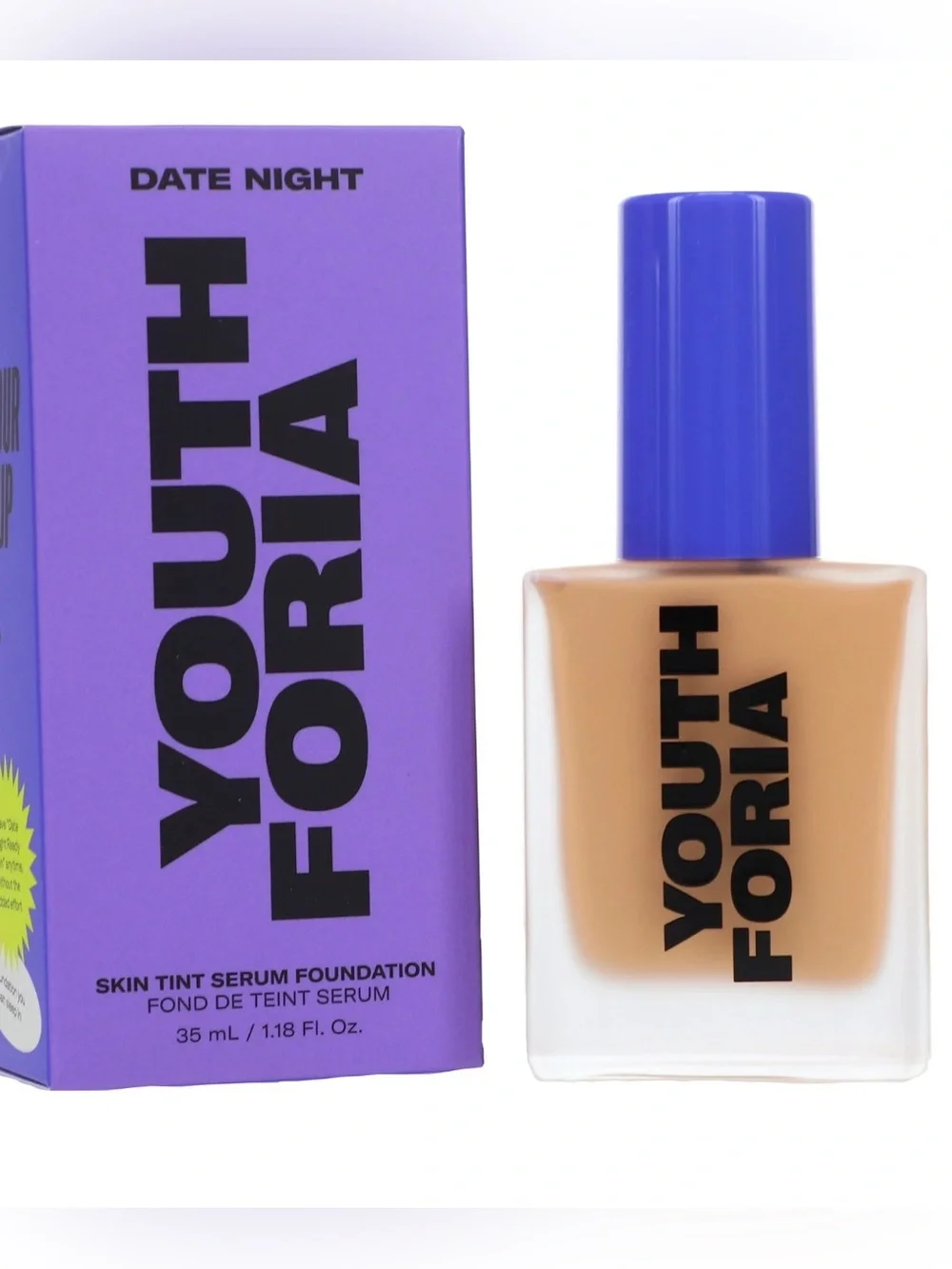 YOUTHFORIA Skin Tint Serum Foundation #260 Light Medium Neutral Warm Undertones
